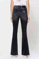 VERVET by FLYING MONKEY - HIGH RISE FLARE JEANS V2469