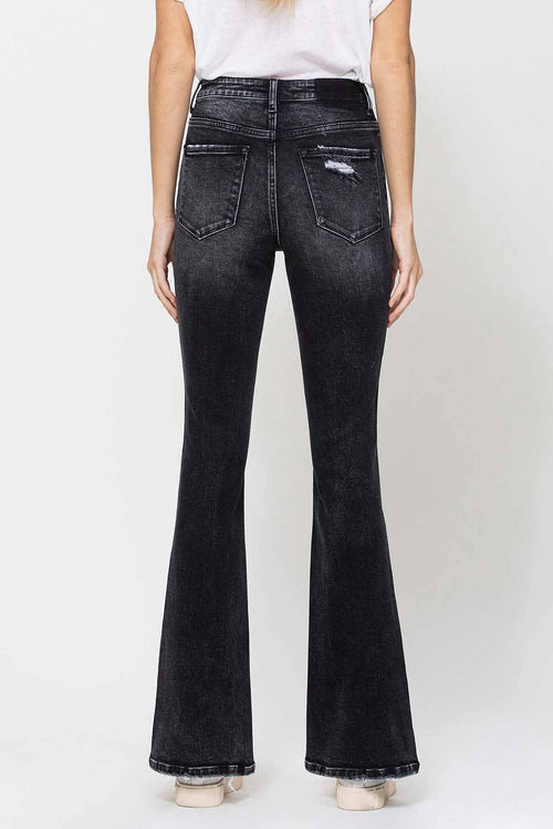 VERVET by FLYING MONKEY - HIGH RISE FLARE JEANS V2469