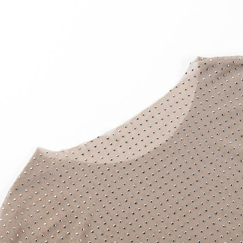 Hope & Sunshine - Sheer Long-Sleeve Slim Fit Top