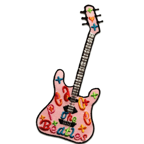 World of Patches - Iron-on patch - guitar girly