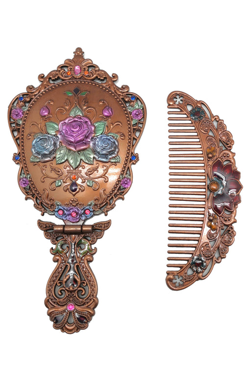 Ole - Classical Rose Metal Mirror Set