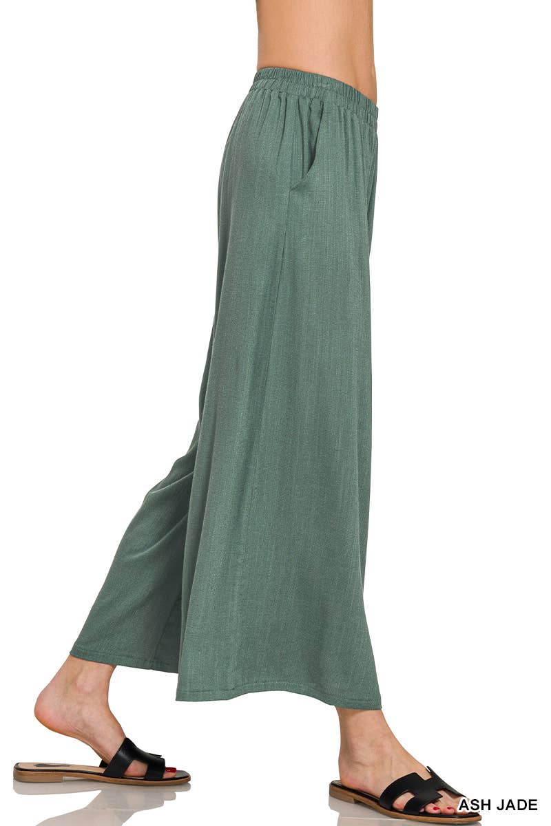 42POPS - '.....Woven Elastic Band Pants With Pocket