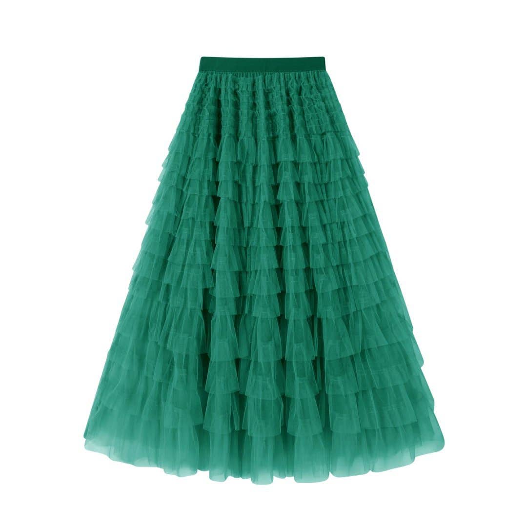 Hope & Sunshine - Mesh Tiered Skirt