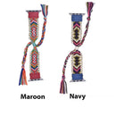ShopTrendsNow - Boho-Chic Tribal Braided Replacement Band for Apple Watch