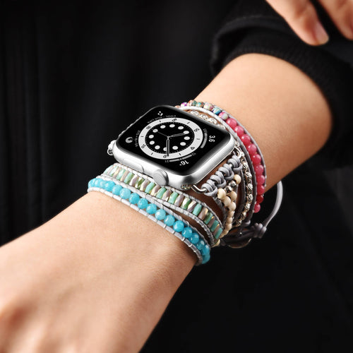 ShopTrendsNow - Earth Healing Energy Apple Watch Wrap Strap