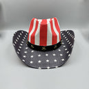 Ole - American Flag Cowboy Straw Hat