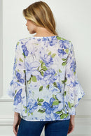 Winslow Collection - LAVENDER BLOSSOM RUFFLE TOP