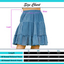 Young Threads - Western Women Mini Skirt - Multi Jacquard Fabrics (Copy)