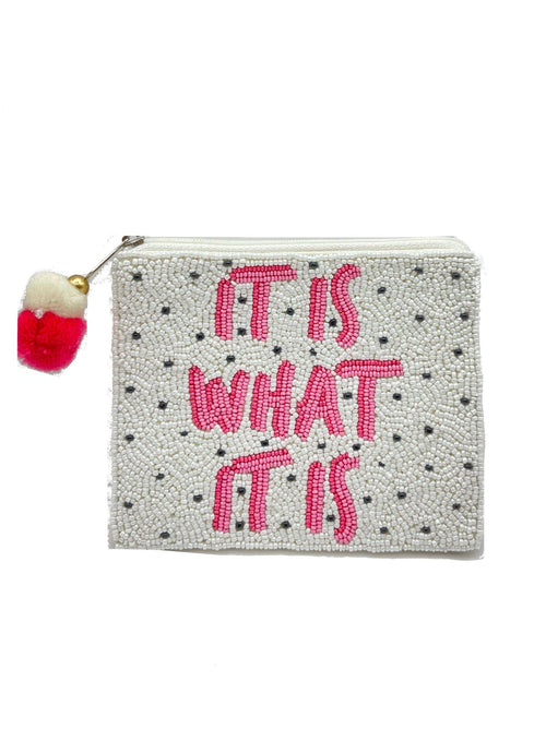 Ole - It Is What It Is Beaded Coin Purse