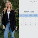 Young Threads - Artisan Plush Knit Kimono Shrug with Handcrafted Embroidery