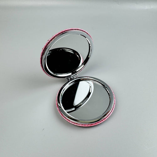 Ole - Circle Rhinestone Folding Makeup Mirror
