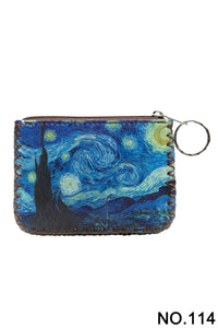 Ole - Starry Night Painting Printed Coin Purse HB0665 - NO.114