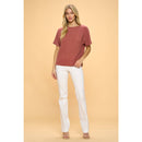 Perseption - VERTICAL YOKE CUFF DOLMAN KNIT SWEATER