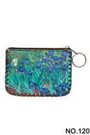 Ole - Irises Painting Printed Coin Purse HB0665 - NO.120