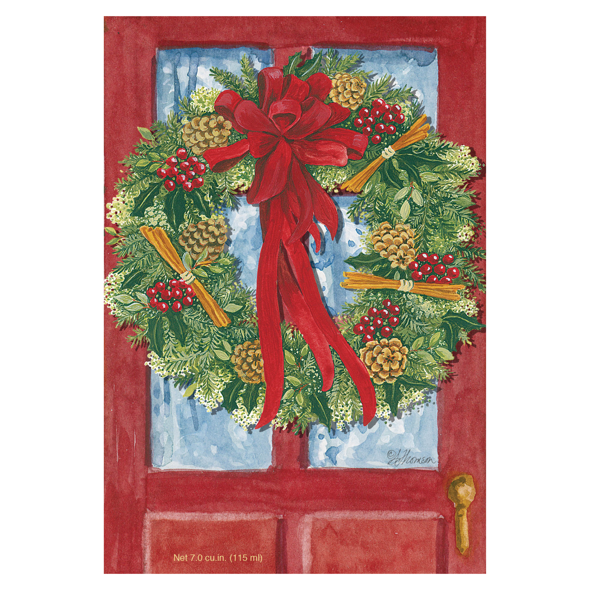 The Willowbrook Company - Fresh Scents | Red Door Wreath Sachets | Holiday, Christmas