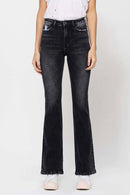 VERVET by FLYING MONKEY - HIGH RISE FLARE JEANS V2469