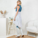 Young Threads - Front-Open Asymmetrical High Low Top - New Design