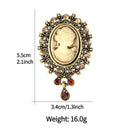 Ole - Baroque Portrait Brooch PA3504
