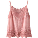 Hope & Sunshine - Lace Trim Camisole Stone Wash Tank Top