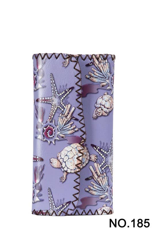 Ole - Sealife Printed Wallet HB0582 - NO.185PU