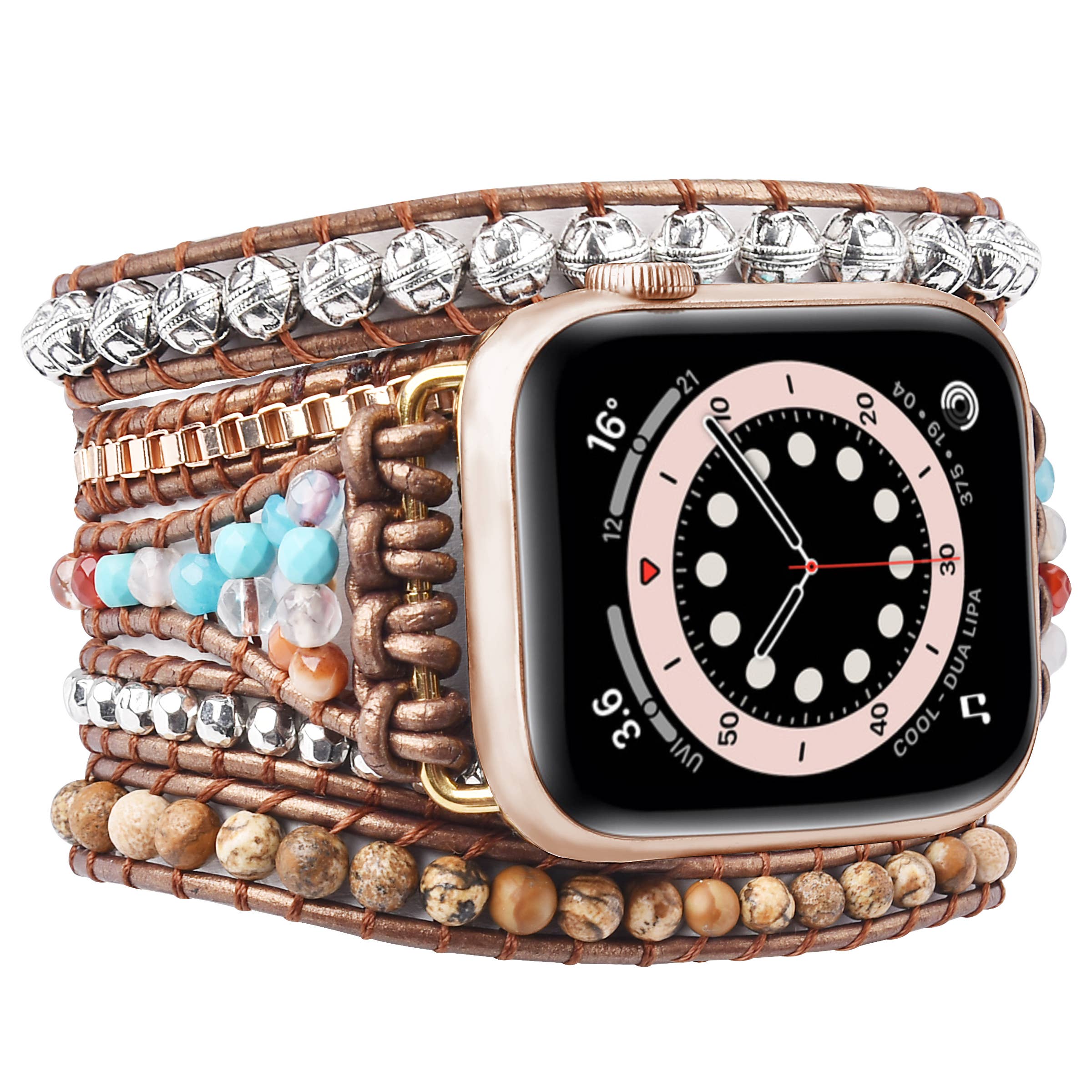 ShopTrendsNow - Earth Healing Energy Apple Watch Wrap Strap