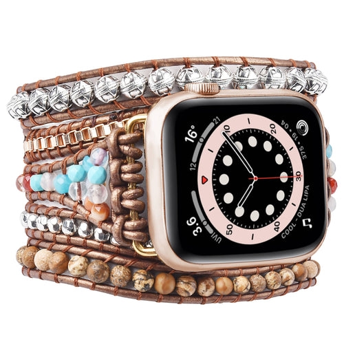 ShopTrendsNow - Earth Healing Energy Apple Watch Wrap Strap