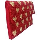 Ole - Heart Bead Clutch LAC-SS-710