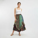 Young Threads - Bohoemian Mid-Length Skirt with Rayon Print (New Color) SK23162