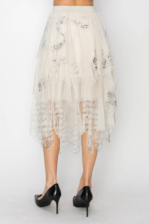 Origami Apparel ~  Lace and Crochet inspired - OLS-4546BG MS