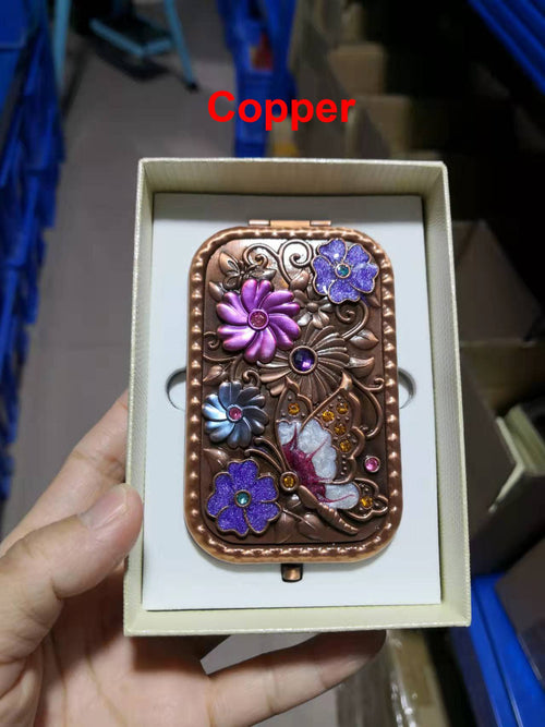 Ole - ZZZ Floral Butterfly Portable Fold Mirror M0418