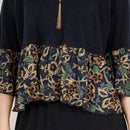 Young Threads - Chic Boho Set: Sweater Jhabla & Mixed Print Drape Pants