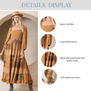 Young Threads - Rustic Bohemian: Smocked Patchwork Maxi Dress - New