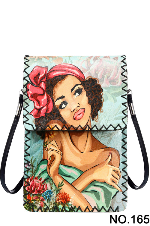 Ole - Art Girl Printed Crossbody HB0580 - NO.165