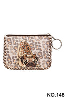 Ole - Playful Pug Printed Coin Purse HB0665 - NO.148