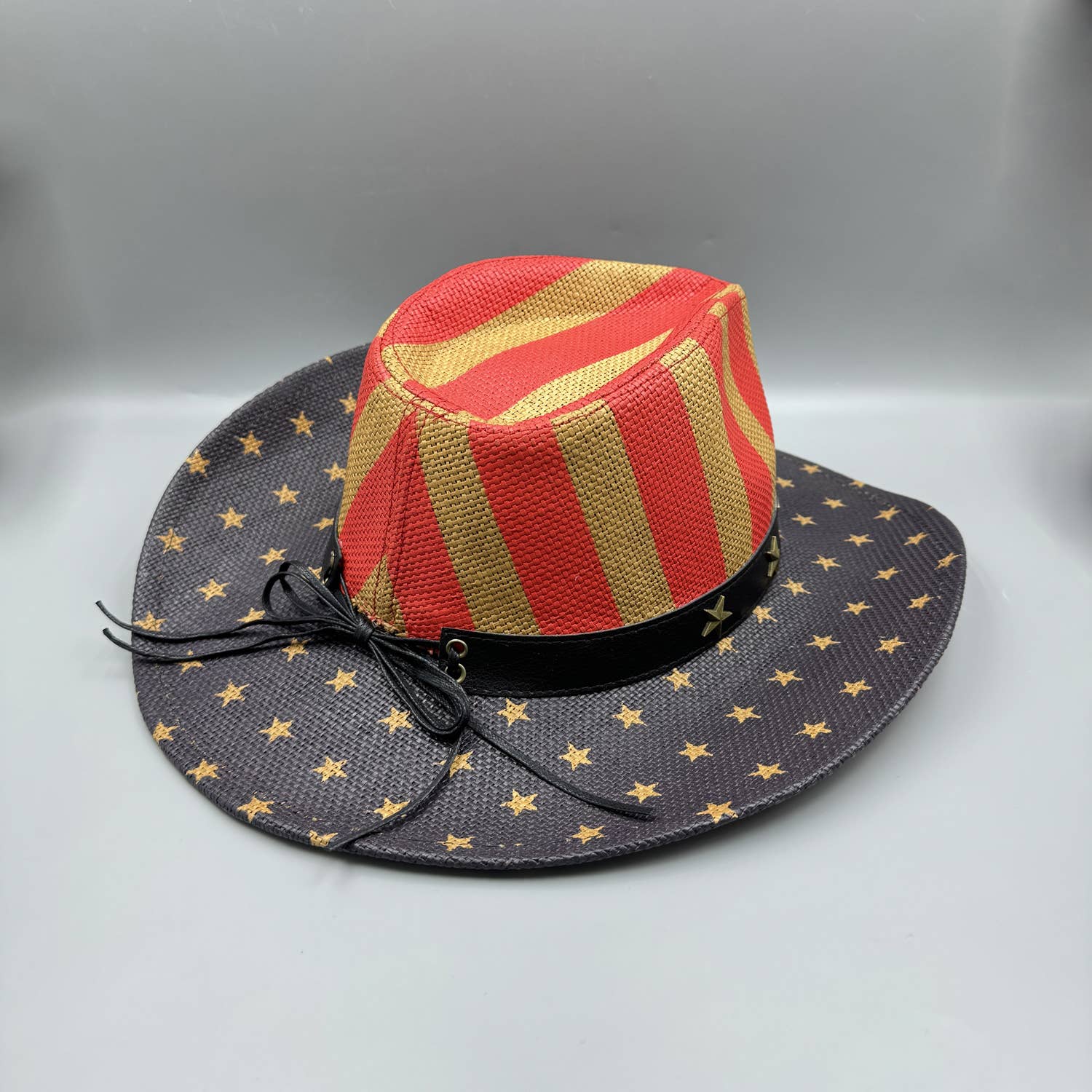 Ole - American Flag Cowboy Straw Hat