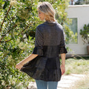 Young Threads - 3/4 Ruffle Sleeves Western Blouse Top (New Color)