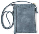 Shine Mark Accessories - Navy - Laser Cut Crossbody Cellphone Bag - Dog