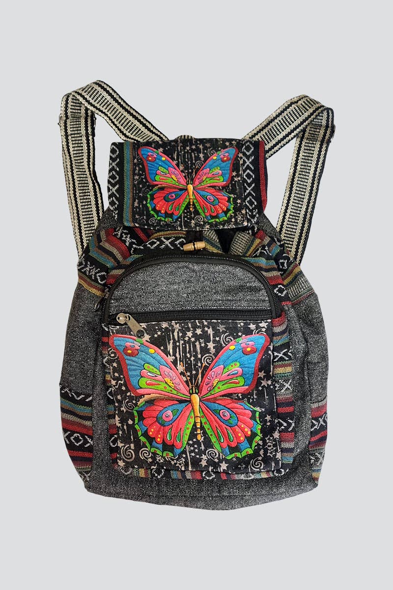 Kathmandu Imports - Butterfly Print Backpack (CODE-644)