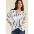 Perseption - FLAT BUTTON FULL PLACKET MANDERINE SHIRT