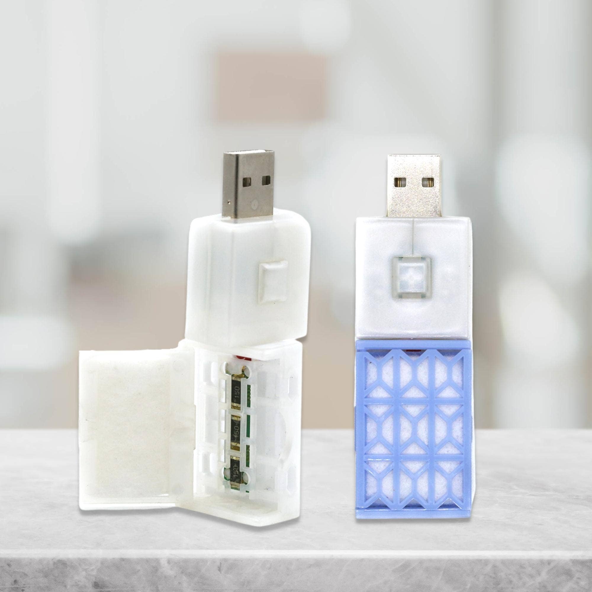 Belle Aroma® - FlashScent® USB Diffuser - Blue, Lavender Essential Oil