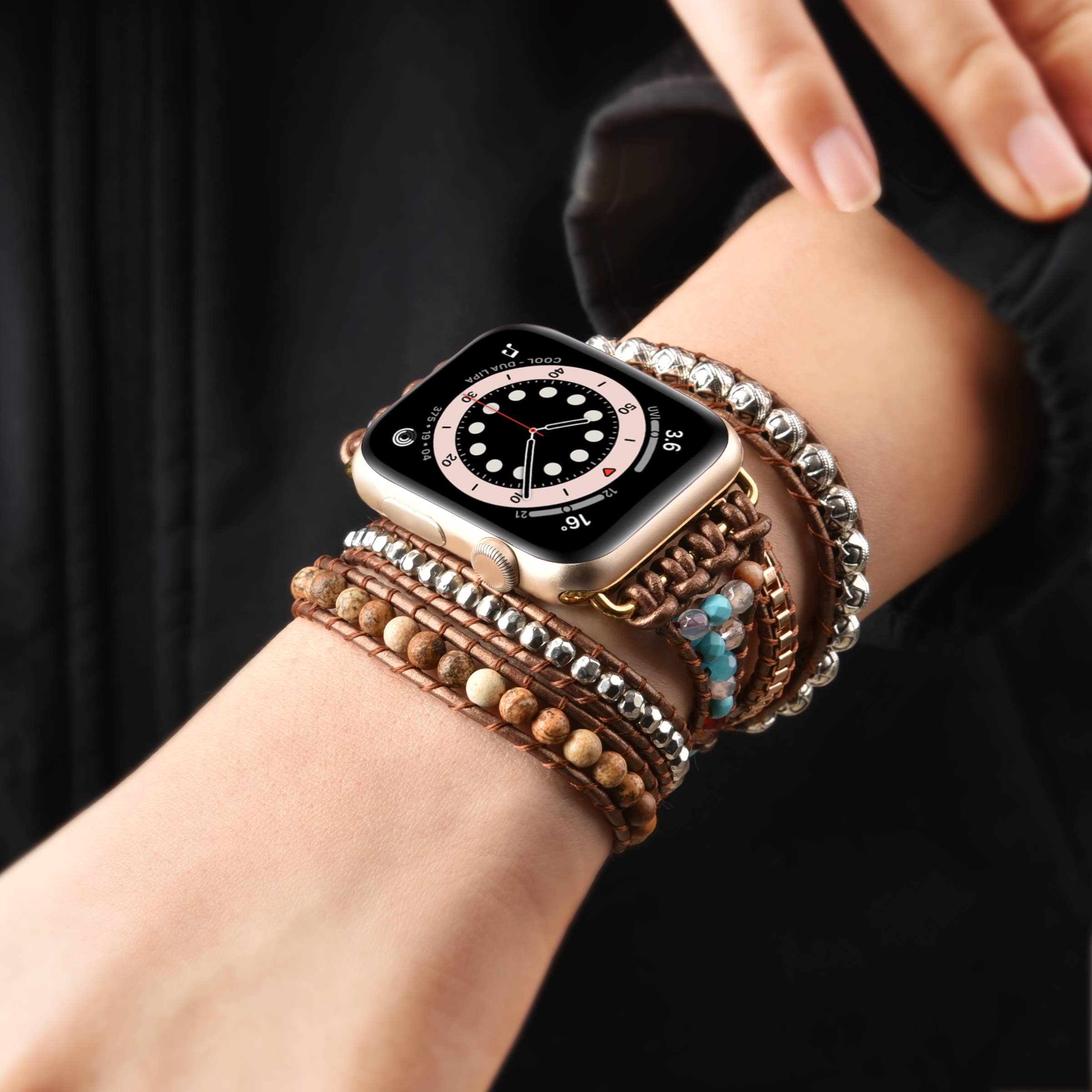 ShopTrendsNow - Earth Healing Energy Apple Watch Wrap Strap