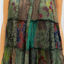 YOUNG THREADS - Sets Sleeveless Jhabla Top And Long Flared Patchwork Pants