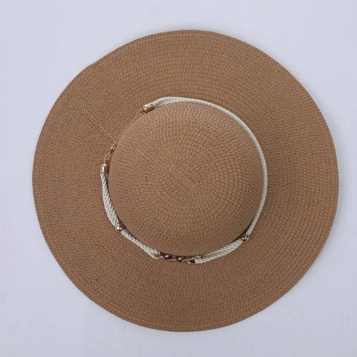 Fashion Style Group - MULTICOLOR CORD ACCENT HAT