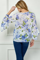 Winslow Collection - LAVENDER BLOSSOM RUFFLE TOP