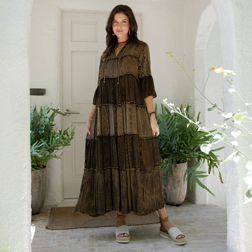 Young Threads - Timeless Long Jhabla Dress - Elegant & Chic (New Color)