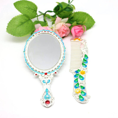 Ole - Small Size Rose Alloy Mirror Set