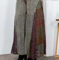 Young Threads - Rustic Bohemian: Side Paneled Patchwork Pants (New Color)