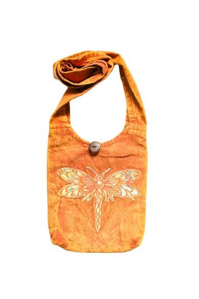 Earth Divas - Cotton Boho Crossbody Shoulder Bag Purse Embroidered