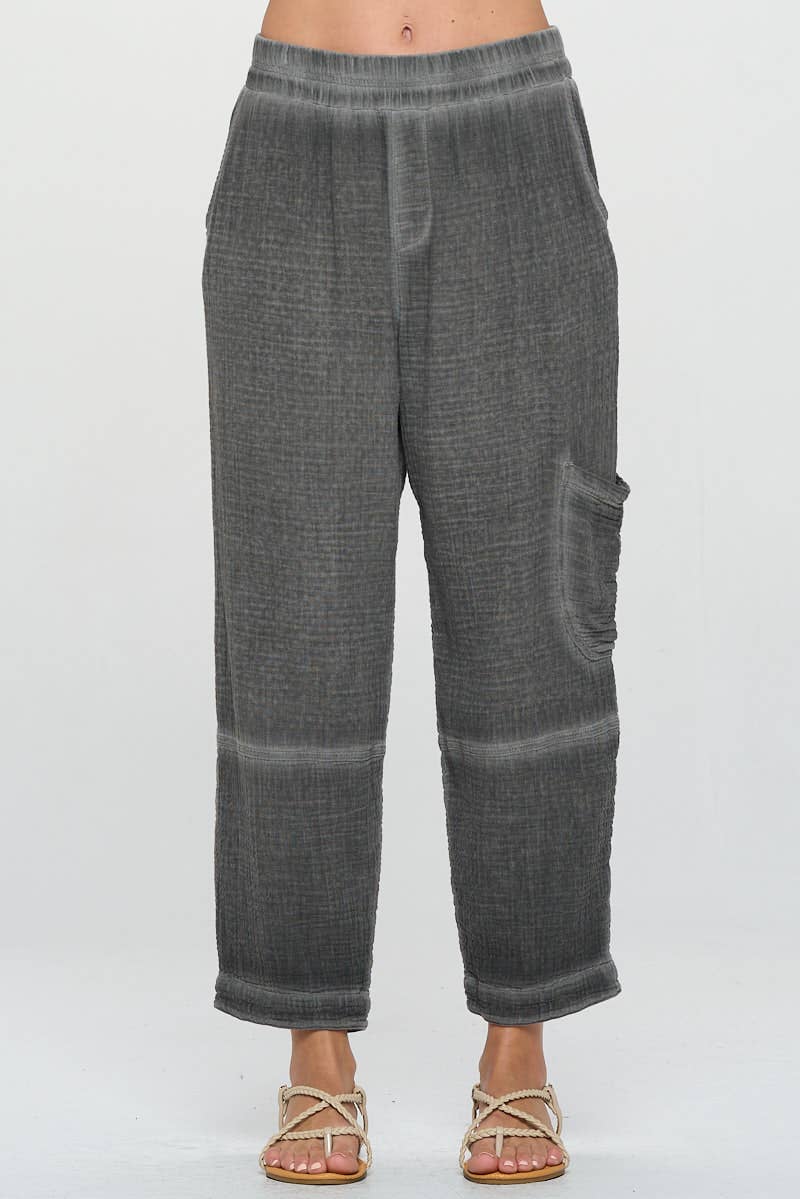 Focus Fashion - Flood Pants With Pockets STYLE #JG019