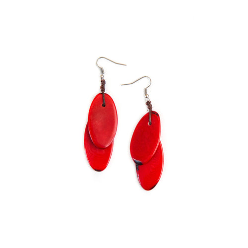 Organic Tagua Jewelry - SALE! Nici Earrings